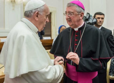 Archbishop Diarmuid Martin with Pope Francis