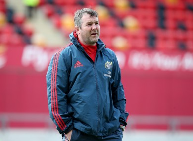 Anthony Foley takes over from Rob Penney as Munster's head coach.