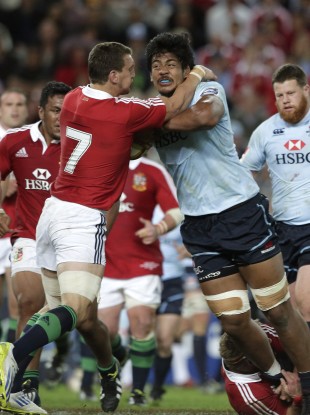 Skelton in action against the Lions last summer.