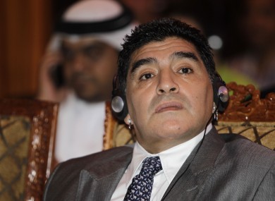 Maradona says those responsible for the alleged bribes should be held accountable.