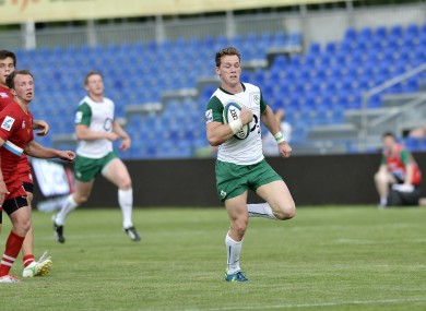 Craig Gilroy moves to fullback after scoring two tries on the right wing against Russia.