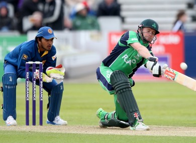 William Porterfield in action against Sri Lanka this year.