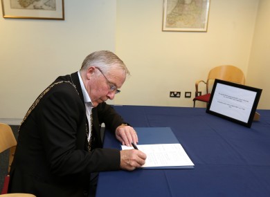 File photo of Dublin Lord Mayor Christy Burke