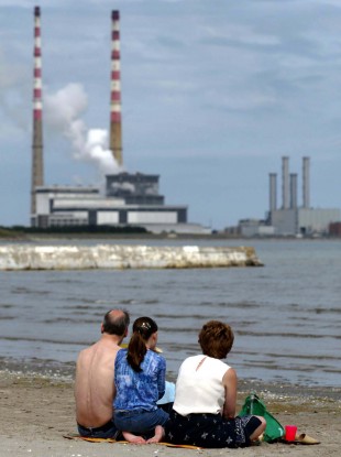 Family at Sandymount Strand