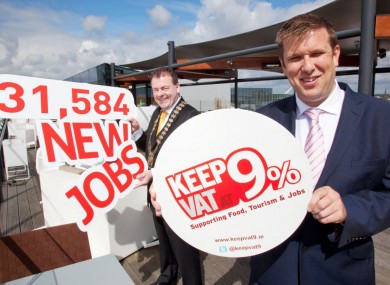 Restaurants Association of Ireland Chief Executive Adrian Cummins, launching today's report.