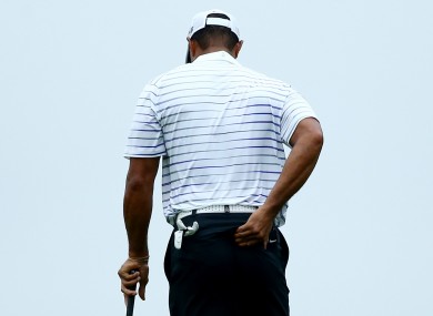 American Tiger Woods is a doubt for the Ryder cup, he says.
