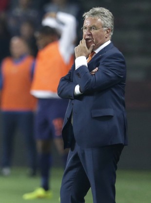 Hiddink found the defeat hard to take.