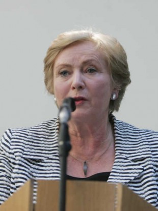 Justice Minister Frances Fitzgerald at the launch of the report today