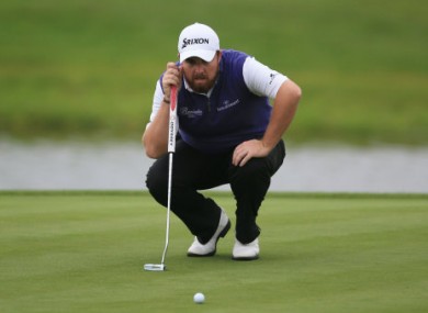 Shane Lowry is nicely poised to make a Welsh Open charge tomorrow.