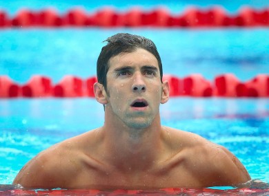 Olympic swimming champion Michael Phelps.
