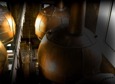 Inside the Tullamore Dew visitor centre