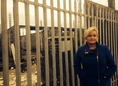 Sinn Féin councillor Noeleen Reilly at the development in Ballymun.