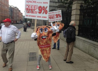 This slice of pizza wants the 9% tax rate for restaurants and hotels protected. And maybe some garlic sauce for dipping.