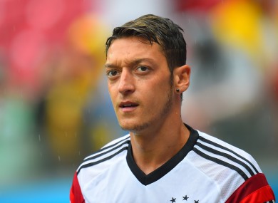 Özil has scored 18 goals in 62 appearances for Germany.