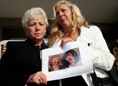 Christine Keegan (left) and her daughter Antoinette Keegan, whose two sisters Mary and Martina perished in the fire.