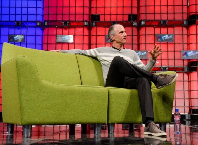Funny or Die CEO Dick Glover speaking at the Web Summit earlier today.