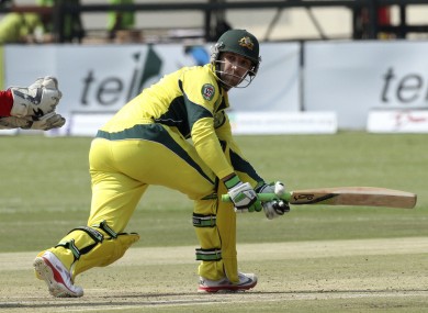 Australian cricketer Phil Hughes was struck by a bouncer.