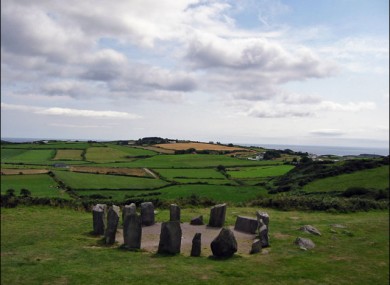 Bronze Age Drombeg Stone Circle in Co Cork