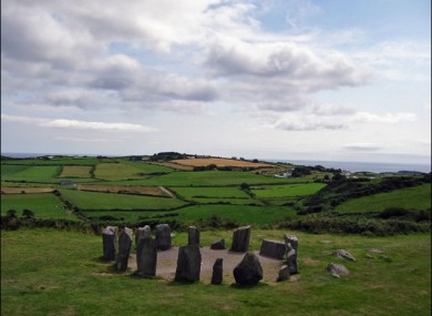 Bronze Age Drombeg Stone Circle in Co Cork 