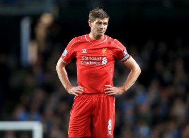 Steven Gerrard says it