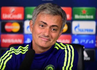 Jose Mourinho during a press conference (file pic).