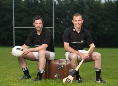 Kilkenny Hurler Noel Hickey and Donegal Footballer Brendan Devenney promoting Guinness this summer.