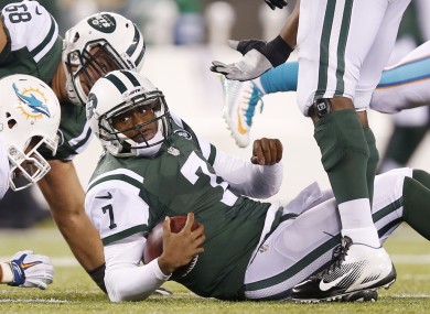 This has been a familiar sight for Jets fans this season.