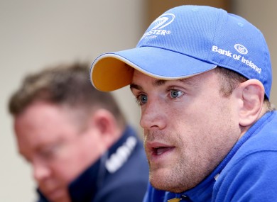 Heaslip and O'Connor at UCD this afternoon.