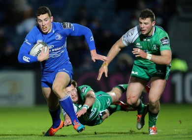 Noel Reid leaves Kieran Marmion and Robbie Henshaw in his wake for a first-half break.