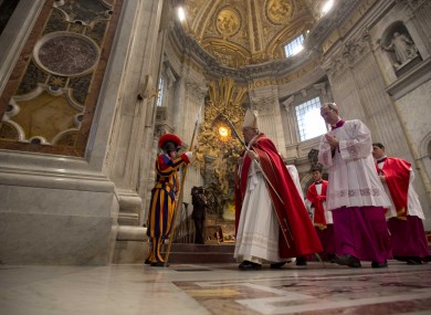 Pope Francis: Feeling flush