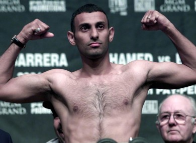 Naseem Hamed during his days as a World Champion boxer.