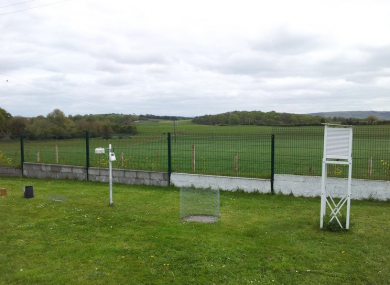 Met Éireann's climate station at Durrow, Co. Laois.