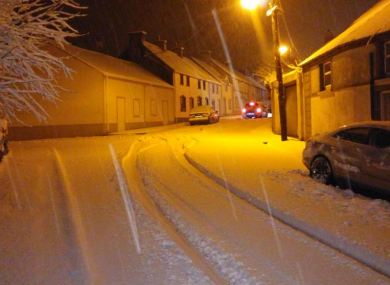 Heavy snow in Kilfinane, Co.Limerick.