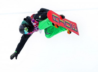 Seamus O'Connor in action in Sochi last year.