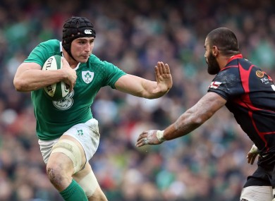 O'Donnell played against Georgia and South Africa in the November Tests