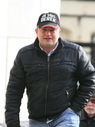 Derek Byrne at the Criminal Courts of Justice before he was sent to prison.