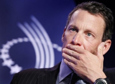 Lance in a file photo, although it's likely what his reaction was when he heard the news.