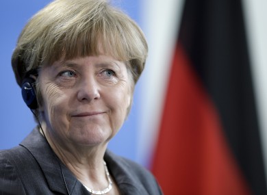 German Chancellor Angela Merkel