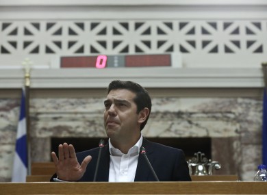 Greece's Prime Minister Alexis Tsipras.