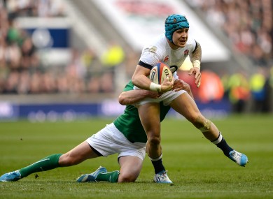 Jack Nowell in action during England's win over Ireland last year.