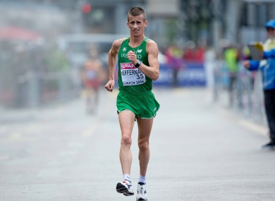 World champion Rob Heffernan: given €40k grant to boost his Olympic challenge.