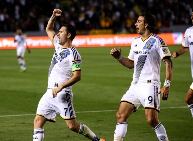 LA Galaxy captain Robbie Keane was on target at the weekend.
