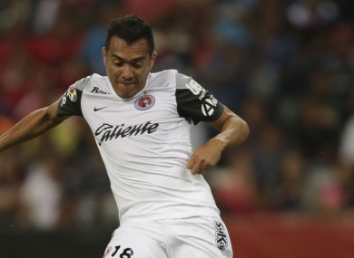 Club Tijuana's Juan Arango has been punished for an alleged bite.