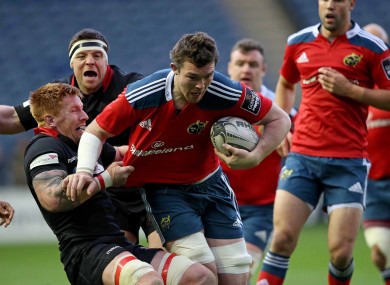Peter O'Mahony carried well for Munster throughout.
