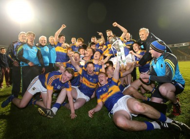 Tipperary celebrate after winning the Munster final.