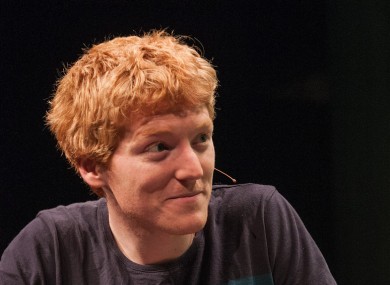 Patrick Collison, speaking at TechCrunch Disrupt Europe in 2013.