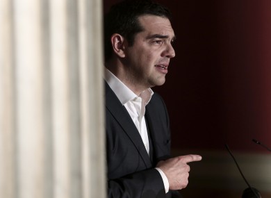 Greek Prime Minister Alexis Tsipras