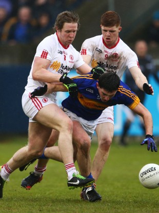 Tipperary's Colin O'Riordan and Tyrone's Cathal McShane (9) are two rising young stars to watch out for this summer