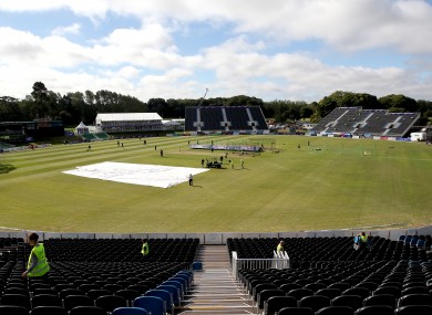 The ground takes four weeks to build before being dismantled again.