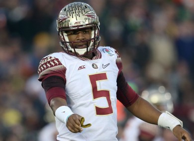 New Tampa Bay Buccaneers quarterback Jameis Winston.